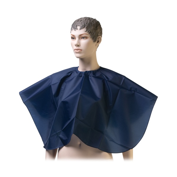 Dewal Pro Пелерина для окрашивания, нейлон, синяя, на крючках, 88х82 см. купить - 0