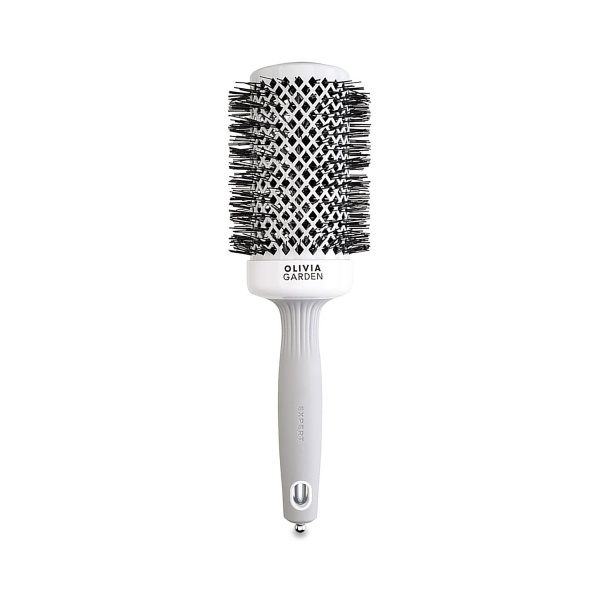 Olivia Garden Термобрашинг Expert Blowout Shine White & Grey, 55 мм купить - 0