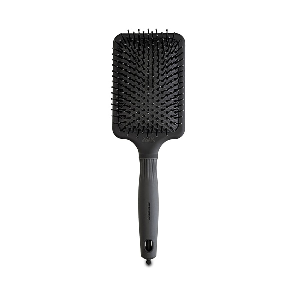 Olivia Garden Щетка для волос Expert Care Rectangular Nylon Bristle Black Label L купить - 0