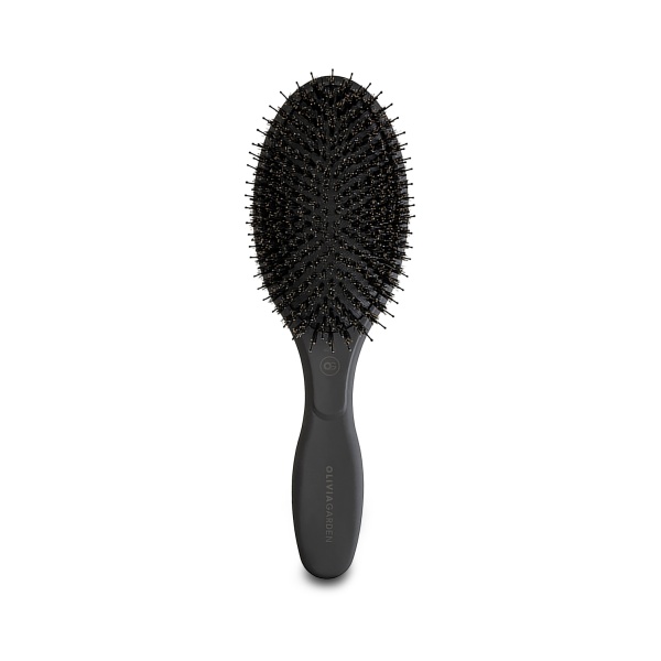 Olivia Garden Щетка для волос Expert Care Oval Boar & Nylon Bristles Black Label купить - 0