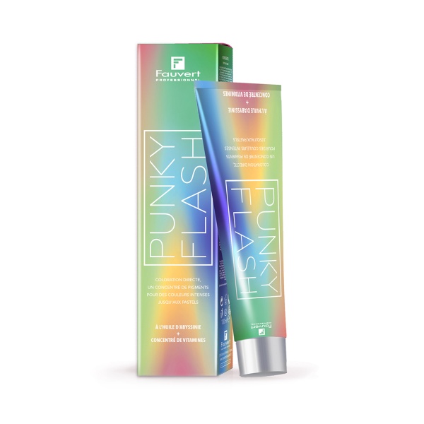 Fauvert Professionnel Прямой краситель с ценными маслами и витаминами Panky Flash, нейтральный Blanc, 100 мл купить - 0