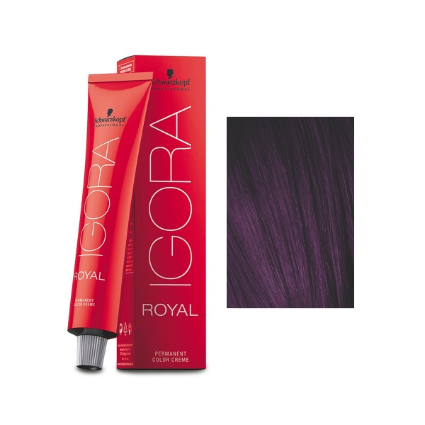 Schwarzkopf Professional Краска для волос Igora Royal Mixtones, 0-99 фиолетовый микстон, 60 мл купить - 0