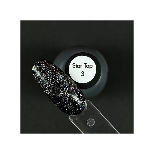Lakres Топ для гель-лака Star Top, №03, 10 мл купить - 0