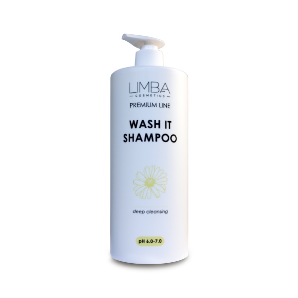 Limba Cosmetics Шампунь глубокой очистки для натуральных волос Wash It Shampoo, 1000 мл купить - 0