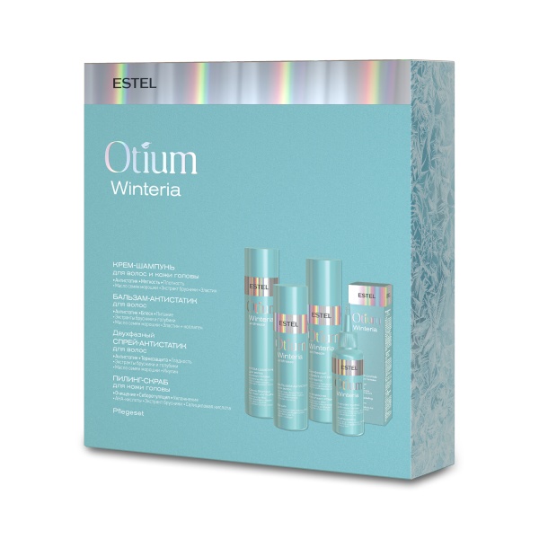 Estel Professional Набор Otium Winteria: шампунь 250 мл, бальзам 200 мл, спрей 200 мл, пилинг-скраб для кожи головы 125 мл купить - 0