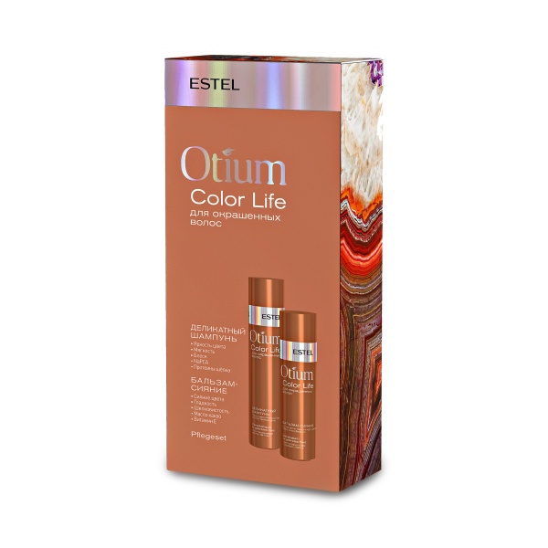 Estel Professional Набор для окрашенных волос Otium Color Life: шампунь 250 мл, бальзам 200 мл купить - 0