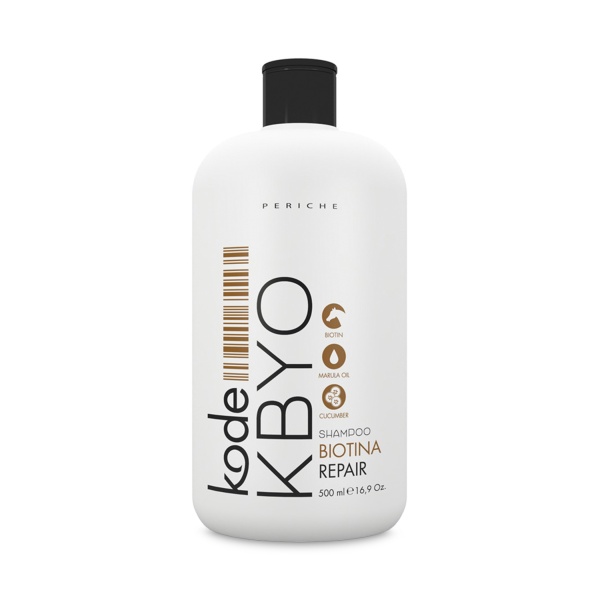 Periche Profesional Шампунь восстанавливающий с биотином Kode Kbyo Shampoo Repair, 500 мл купить - 0