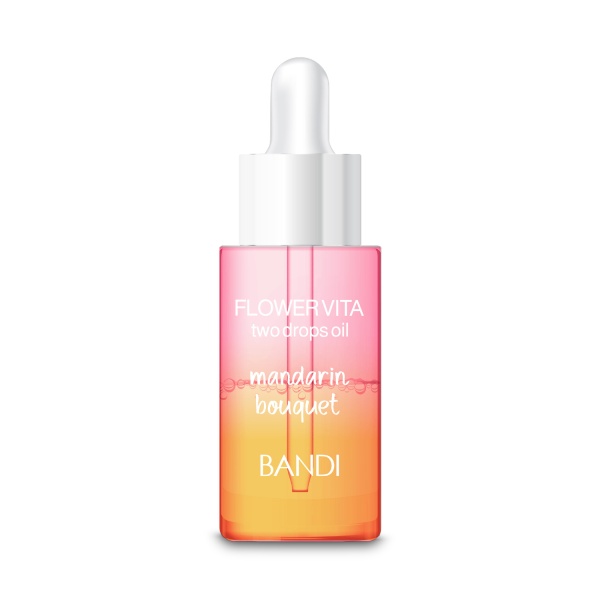 Bandi Двухфазное масло для кутикулы Flower Vita Two Drops Oil Mandarin Bouquet, Мандарин, 20 мл купить - 0