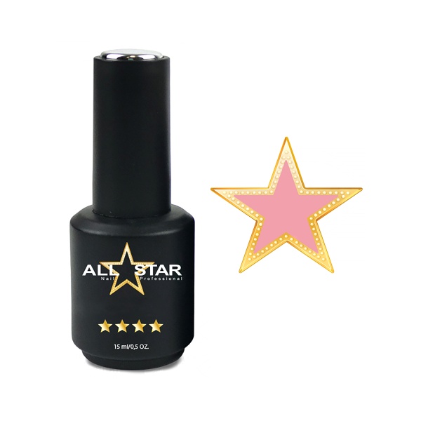 All Star Камуфлирующее каучуковое базовое покрытие Camouflage Rubber Base, Pink, 15 мл купить - 0