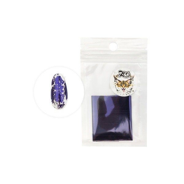 Zoo Nail Art Фольга переводная глянцевая, №1426 баклажан, 4x50 см купить - 0