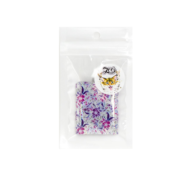 Zoo Nail Art Фольга переводная Цветы, №1537 голография, 4x50 см купить - 0