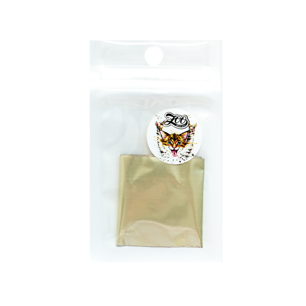 Zoo Nail Art Фольга переводная матовая, №1619 белое золото, 4x50 см купить - 0