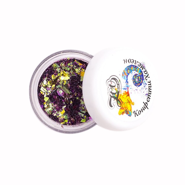 Zoo Nail Art Конфетти Хамелеон, №1527, 1 гр купить - 0