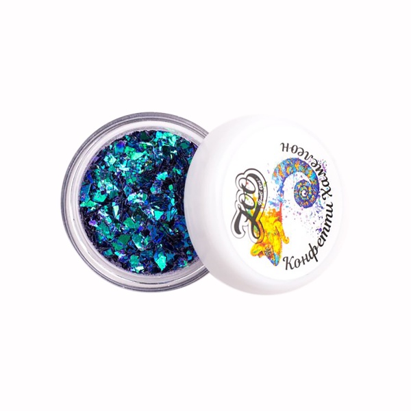 Zoo Nail Art Конфетти Хамелеон, №1530, 1 гр купить - 0