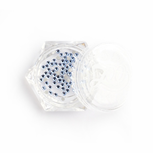 Zoo Nail Art Стразы стеклянные Light Blue, №1119 SS4, 1.5 мм, 100 шт купить - 0