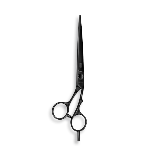 Kasho Ножницы парикмахерские эргономичные Silver Black, 6.5″ купить - 0