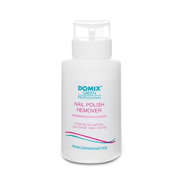 Domix Green Professional Средство для снятия лака с ногтей без ацетона Nail Polish Remover non Acetone, 255 мл купить - 0