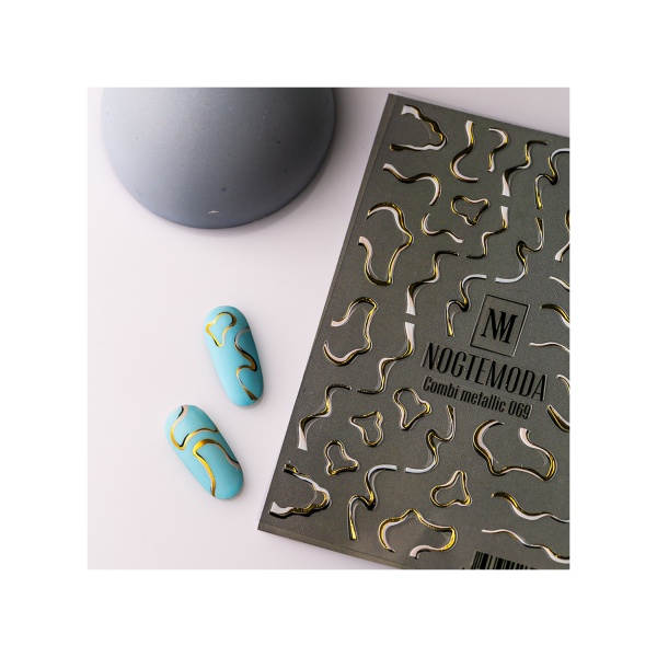 NogteModa Наклейки Combi Metallic, №069 купить - 0