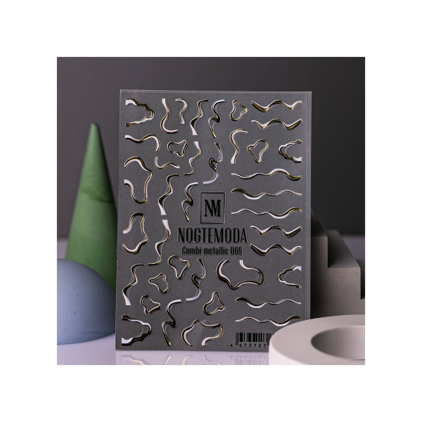 NogteModa Наклейки Combi Metallic, №069 купить - 0