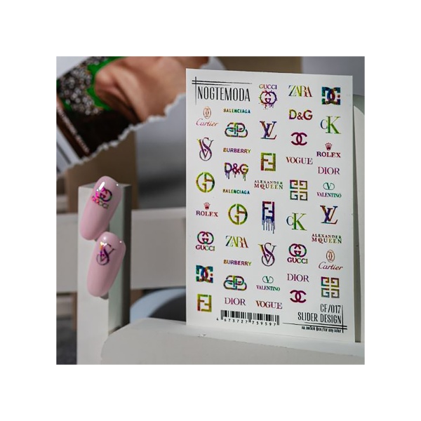 NogteModa Слайдер Slider Design CF, 017 купить - 0
