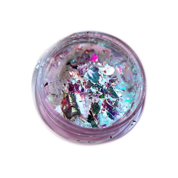 Zoo Nail Art Хлопья Юки радужные, №1801, 0.2 гр купить - 0