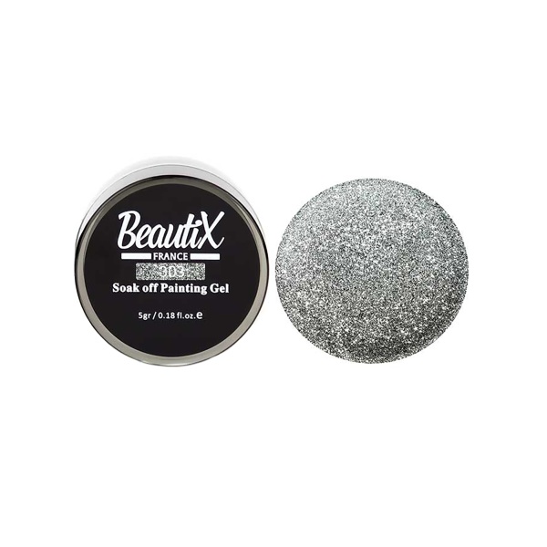 Beautix Глиттер в баночке Gel Painting Glitz, крупный помол, №303 купить - 0