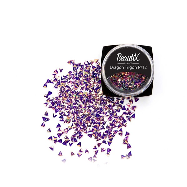 Beautix Ромбики для дизайна ногтей Dragon Trigon, №12 купить - 0