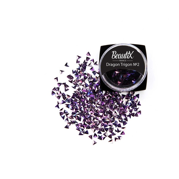 Beautix Ромбики для дизайна ногтей Dragon Trigon, №2 купить - 0