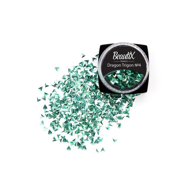 Beautix Ромбики для дизайна ногтей Dragon Trigon, №4 купить - 0