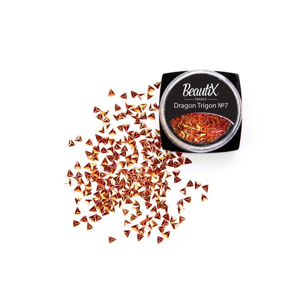 Beautix Ромбики для дизайна ногтей Dragon Trigon, №7 купить - 0