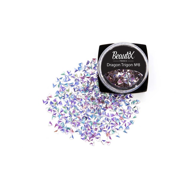 Beautix Ромбики для дизайна ногтей Dragon Trigon, №8 купить - 0