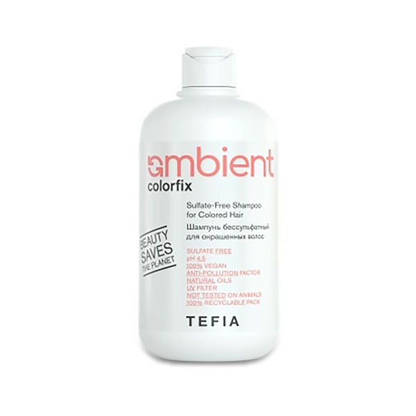 Tefia Шампунь бессульфатный для окрашенных волос Ambient Colorfix, 250 мл купить - 0
