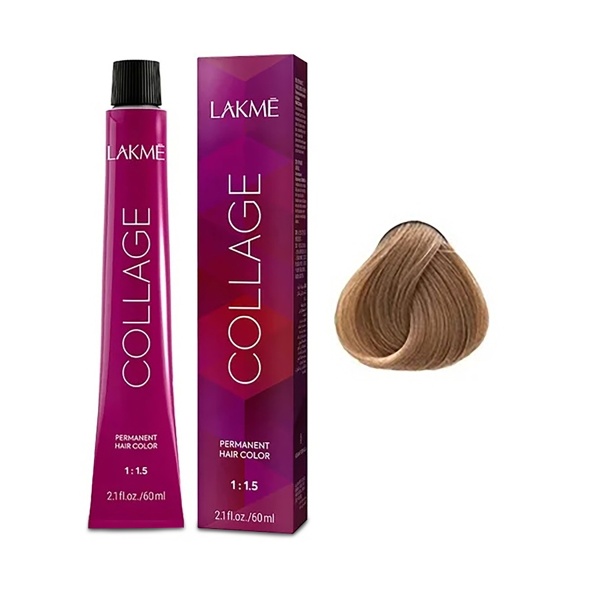 Lakme Крем-краска Collage, 10/21 Платиновый блондин пепельно-фиолетовый, 60 мл купить - 0