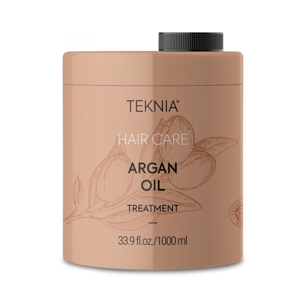 Lakme Аргановая питательная маска для нормальных и сухих волос Argan Oil Treatment, 1000 мл купить - 0