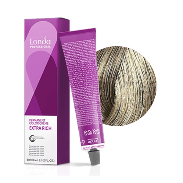 Londa Professional Стойкая крем-краска Londacolor, 8/1 светный блонд пепельный, 60 мл купить - 0