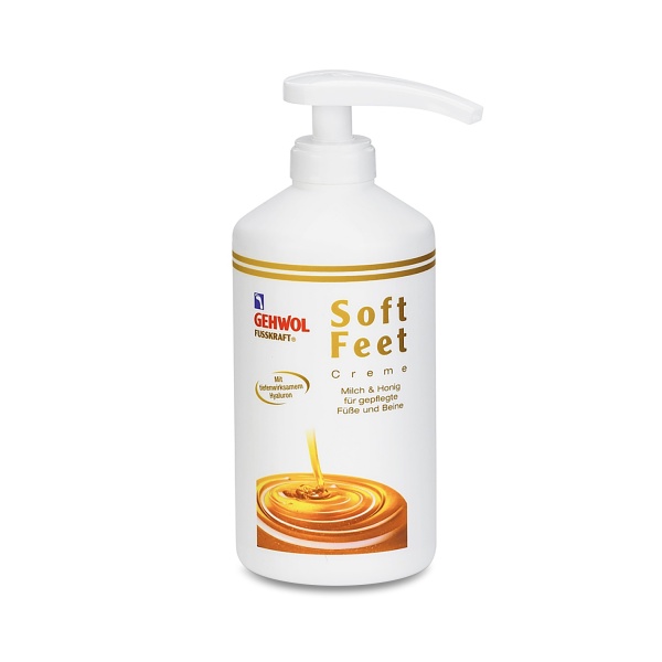 Gehwol Шелковый крем молоко и мед Fusskraft Soft Feet Cream, 500 мл купить - 0