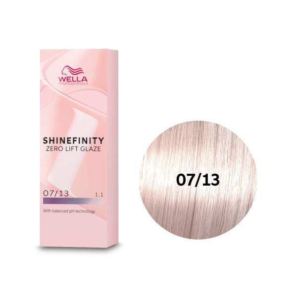 Wella Professionals Гель-крем краска для тонирования и блеска без осветления Shinefinity, 07/13 Тоффи-крем, 60 мл купить - 0