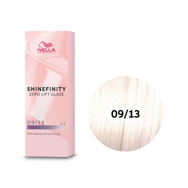 Wella Professionals Гель-крем краска для тонирования и блеска без осветления Shinefinity, 09/13 Кофе с молоком, 60 мл купить - 0
