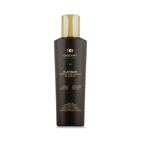 Greymy Кератиновый крем Платинум Экспресс для разглаживания Platinum Express Hair Keratin Treatment, 500 мл купить - 0