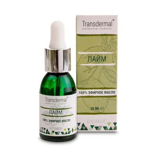 Transdermal Cosmetics 100% Косметическое эфирное масло лайма, 30 мл купить - 0