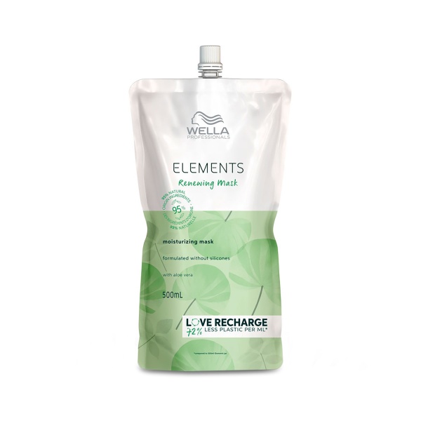 Wella Professionals Обновляющая маска Elements Renewing Mask, рефил, 500 мл купить - 0