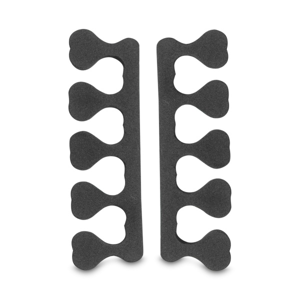 Japure Разделители для педикюра Heart Attack, черные, 60 штук, 30 пар купить - 0