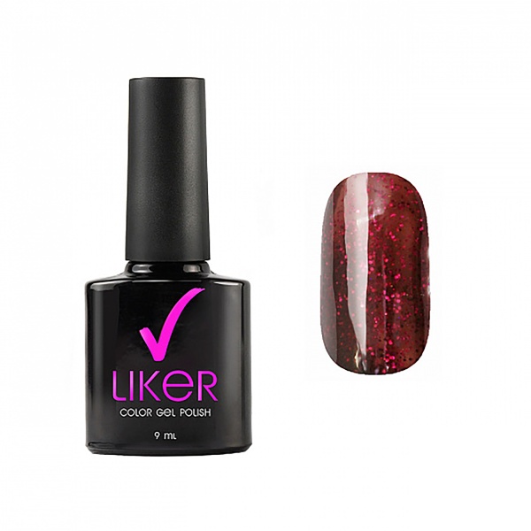Runail Гель-лак с блестками Liker, №4629, 9 мл купить - 0