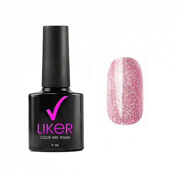 Runail Гель-лак с блестками Liker, №4639, 9 мл купить - 0