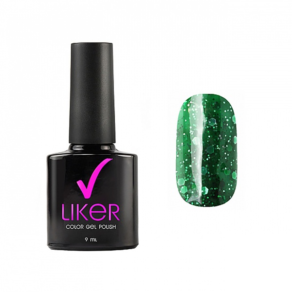 Runail Гель-лак с блестками Liker, №4650, 9 мл купить - 0