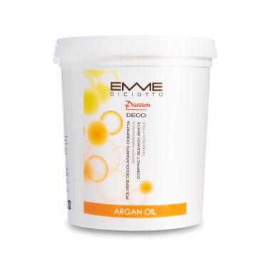 Emmediciotto Обесцвечивающая безаммиачная белая пудра с маслом арганы Passion Deco with Argan Oil, 500 гр купить