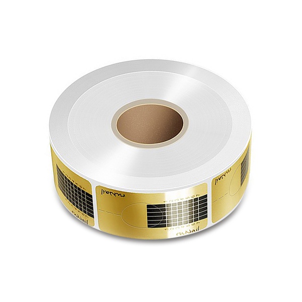 Runail Одноразовые узкие формы, №0796 золотые, 500 шт купить - 0