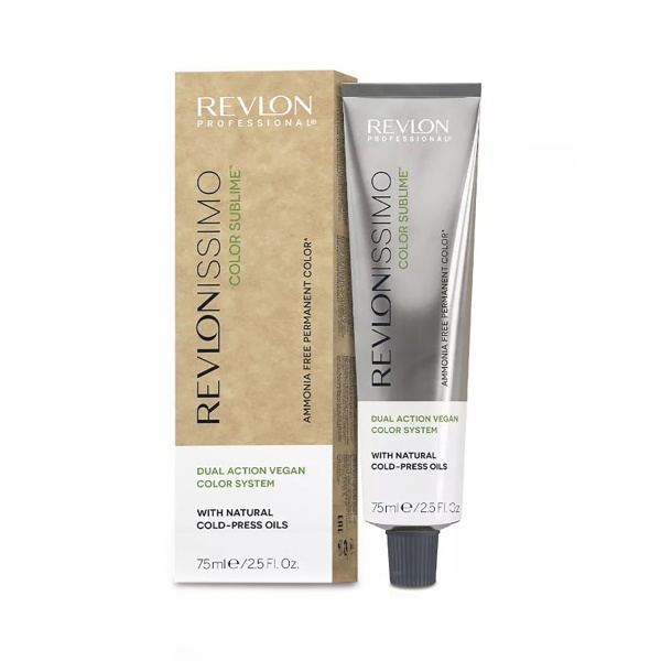Revlon Professional Перманентный краситель веганский Revlonissimo Color Color Sublime Vegan, 4-65 коричневый красно-махагоновый, 75 мл купить - 0