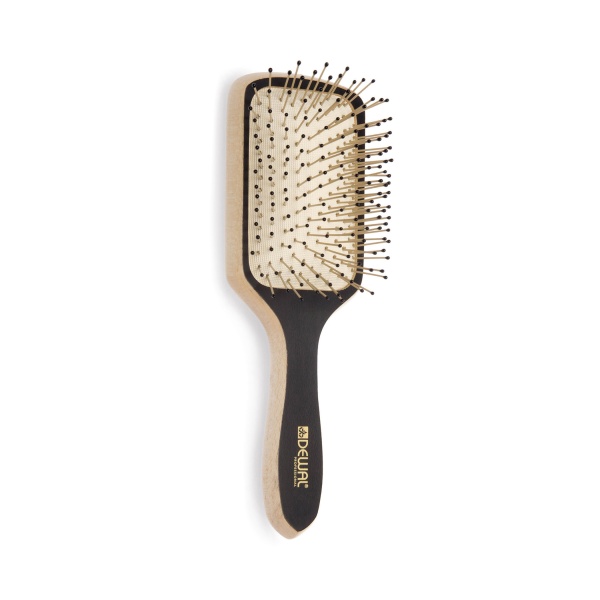 Dewal Pro Щетка массажная Blackwood прямоугольная, мини, деревянная, нейлоновый штифт, 11 рядов купить - 0