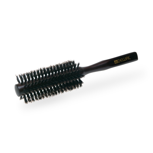 Dewal Pro Брашинг деревянный, с натуральной щетиной, темный, d 18/46 мм купить - 0